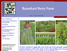 Tablet Screenshot of baumhartberryfarm.com